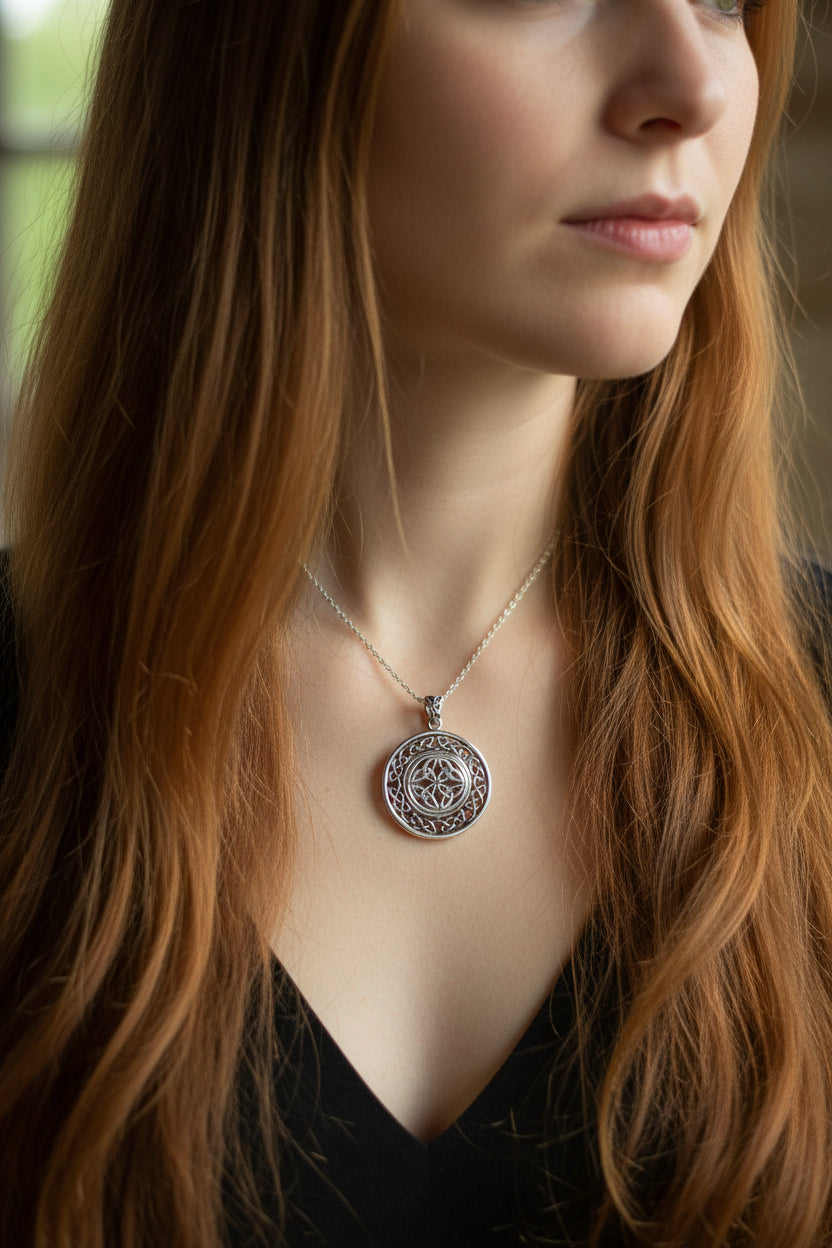 Runa Four Trinity Knot Necklace