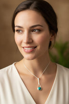 Scottish Raindrop Heathergems Necklace
