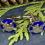 Saltire Thistle Cuff Links - 