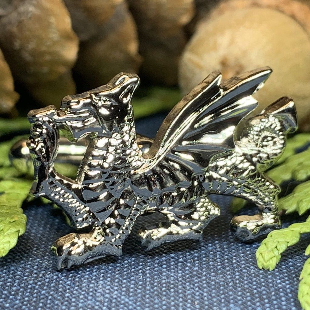 Welsh Dragon Cuff Links