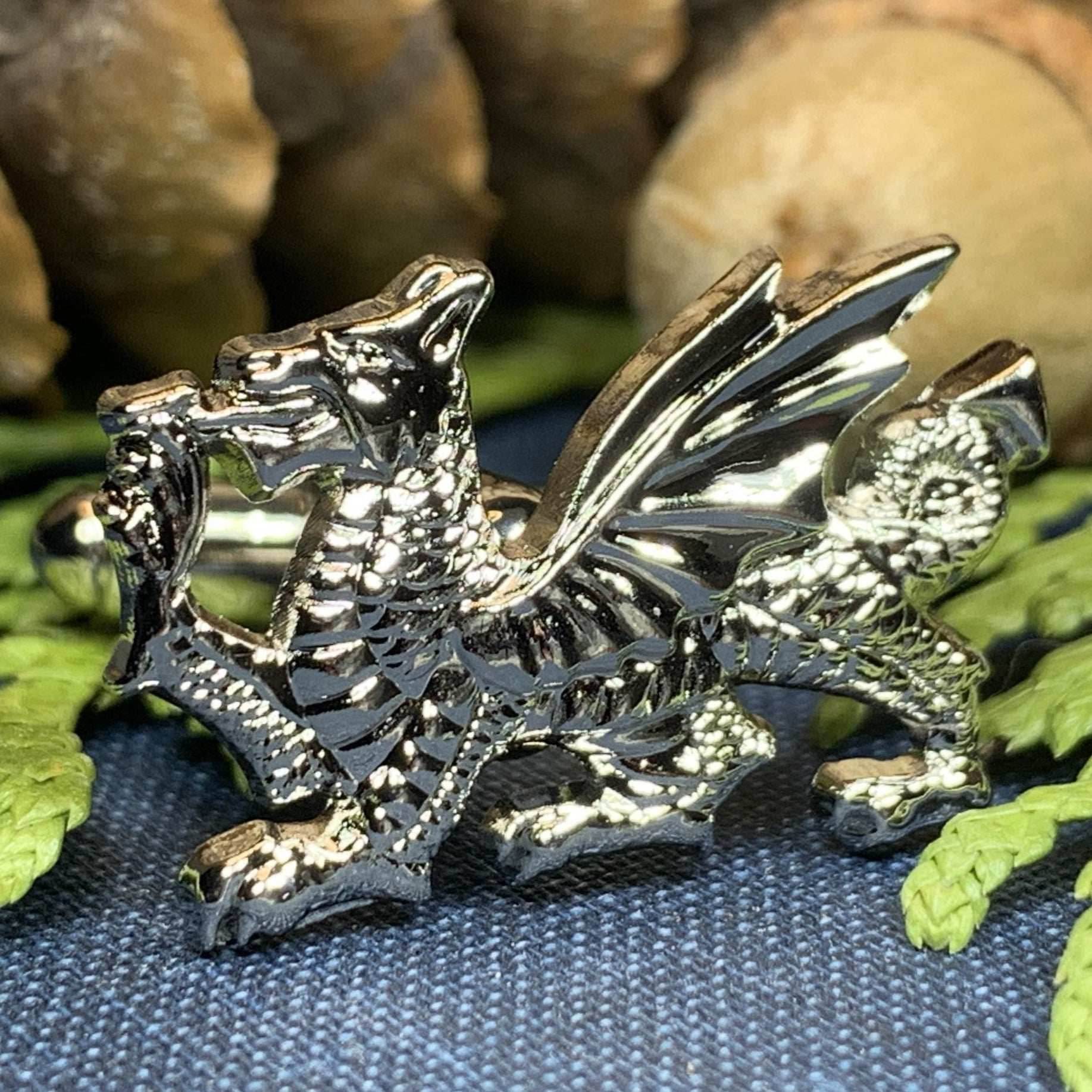 Welsh Dragon Cuff Links - 