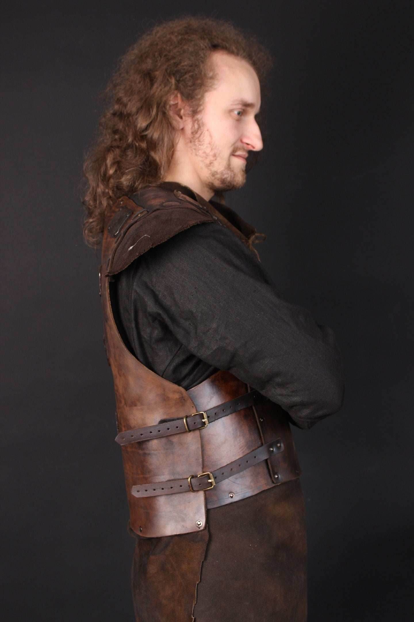 Viking larp leather armor - XS / Full payment
