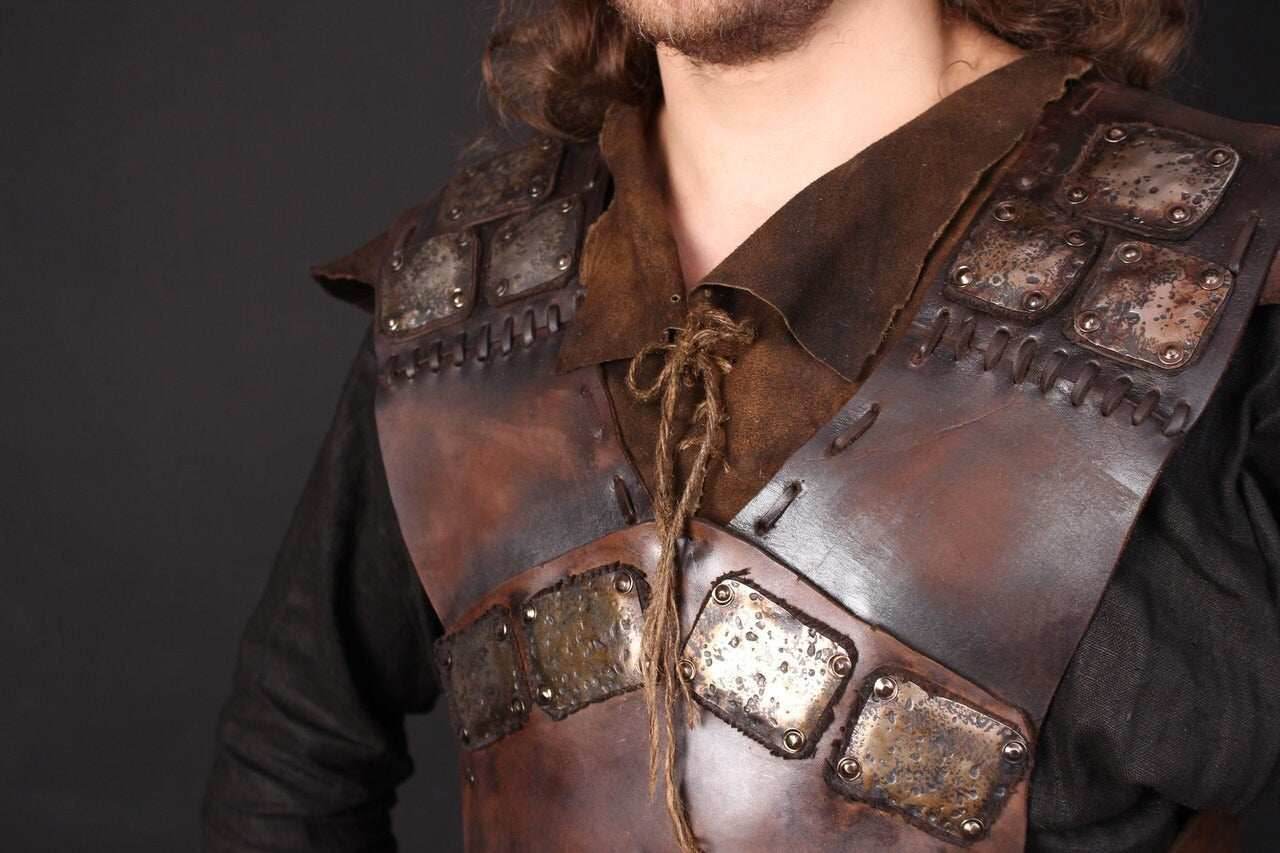 Viking larp leather armor - XS / Full payment