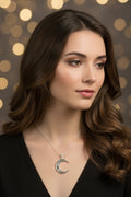 Celtic Knot Moon Necklace