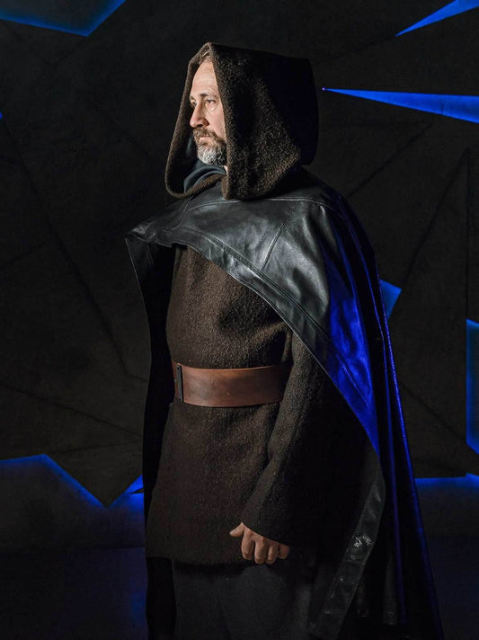 Luke Skywalker leather cloak (without hood) - Brown