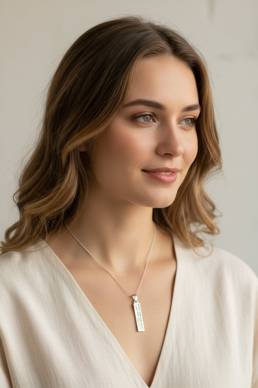 Mairi Triple Thistle Necklace