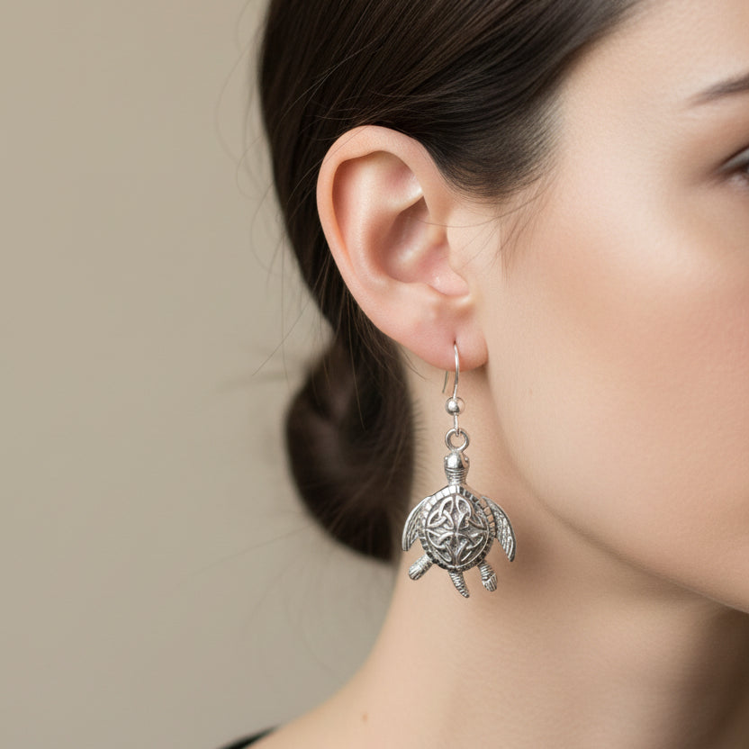 Celtic Turtle Earrings