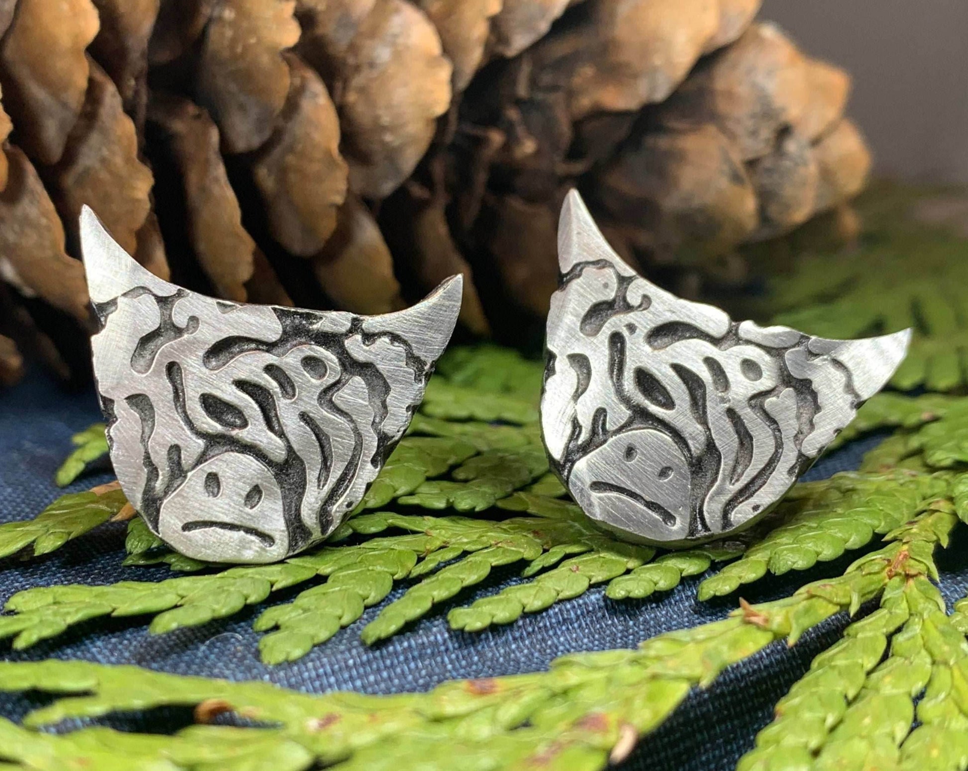 Highland Cow Cuff Links - 