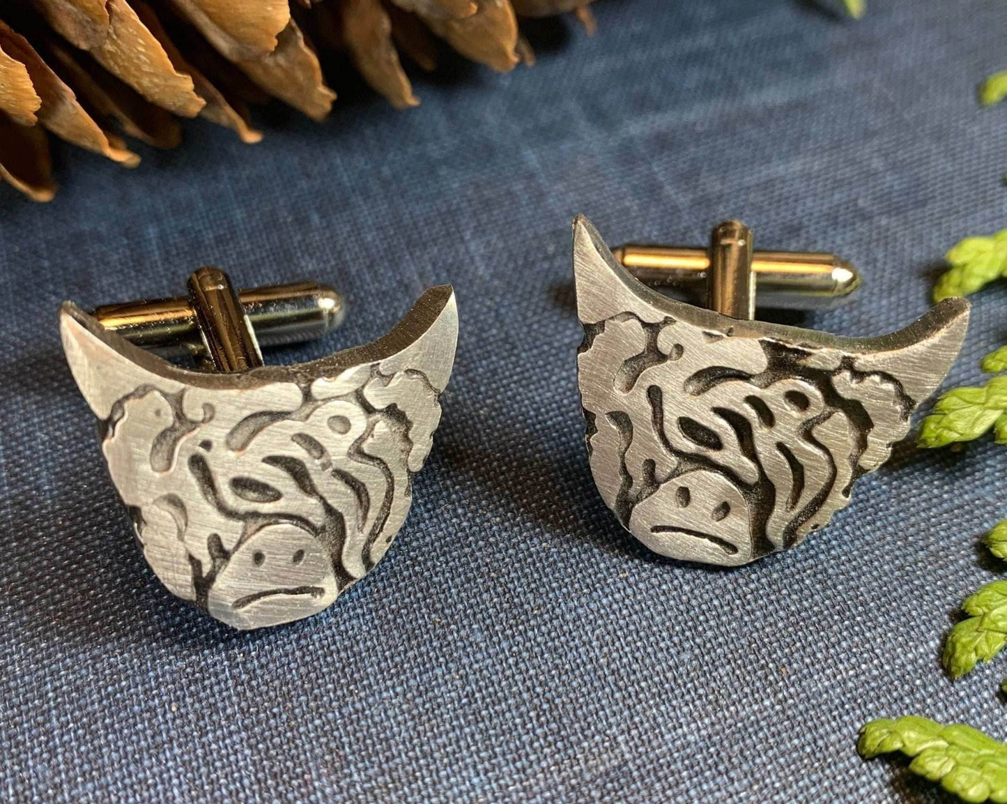 Highland Cow Cuff Links - 