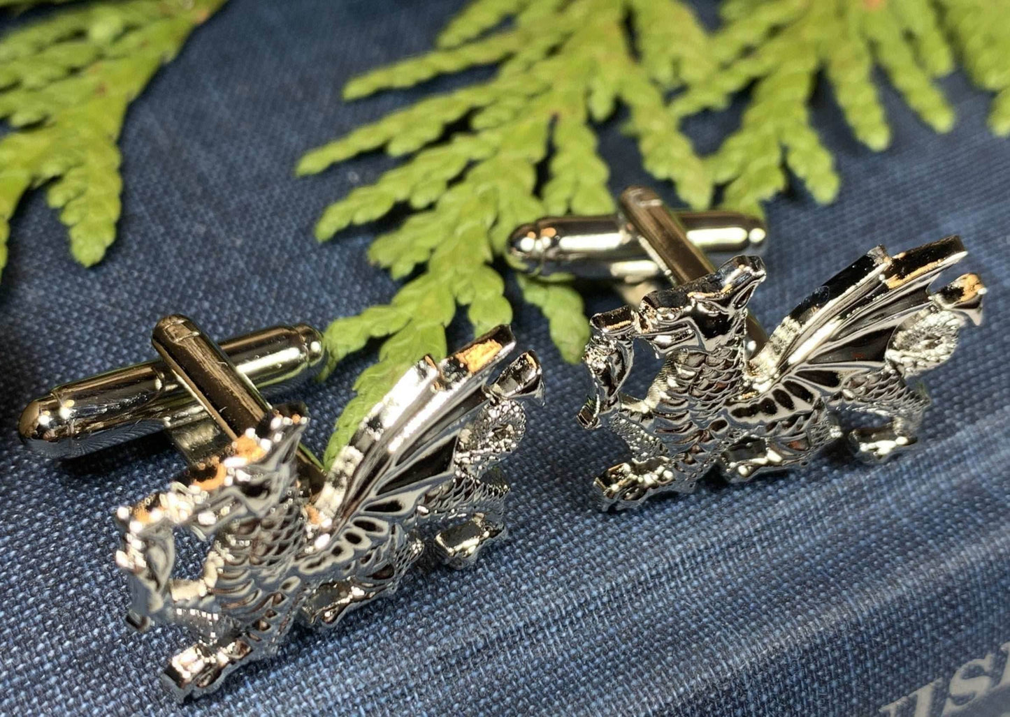 Welsh Dragon Cuff Links - 