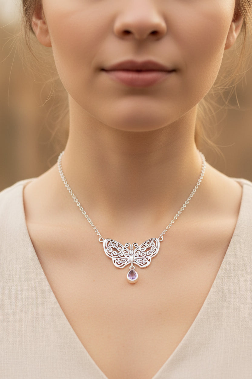Celtic Butterfly Necklace
