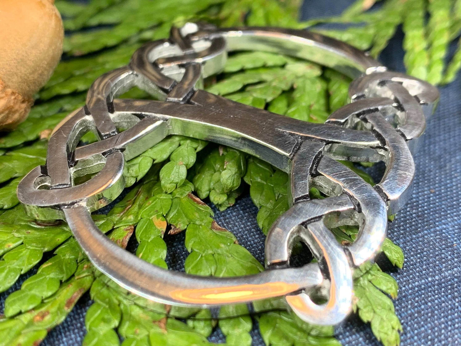 Celtic Knot Scarf Ring - 