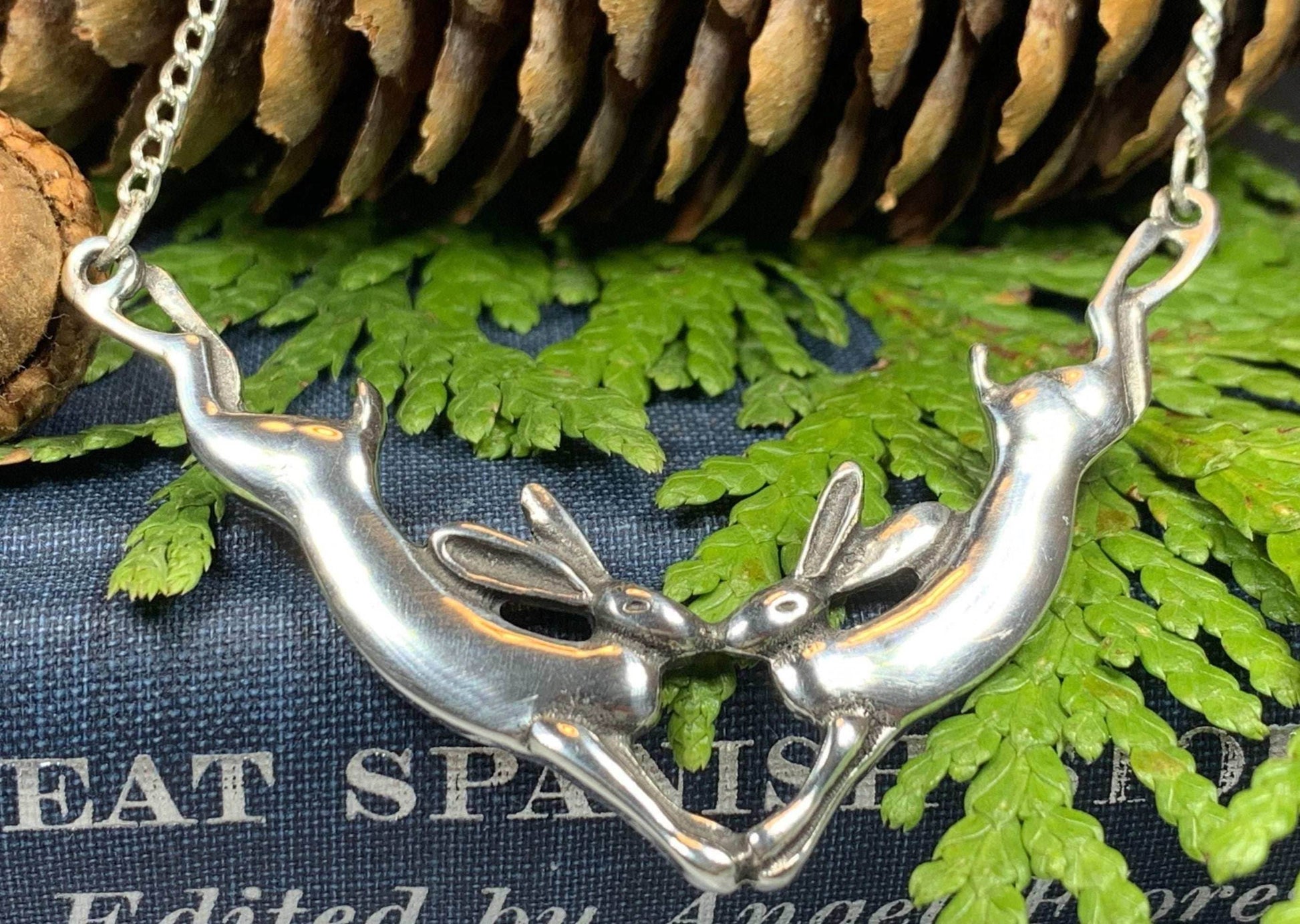 Two Rabbits Necklace - 