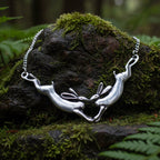 Two Rabbits Necklace