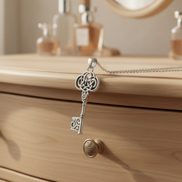 Adelaide Celtic Key Necklace