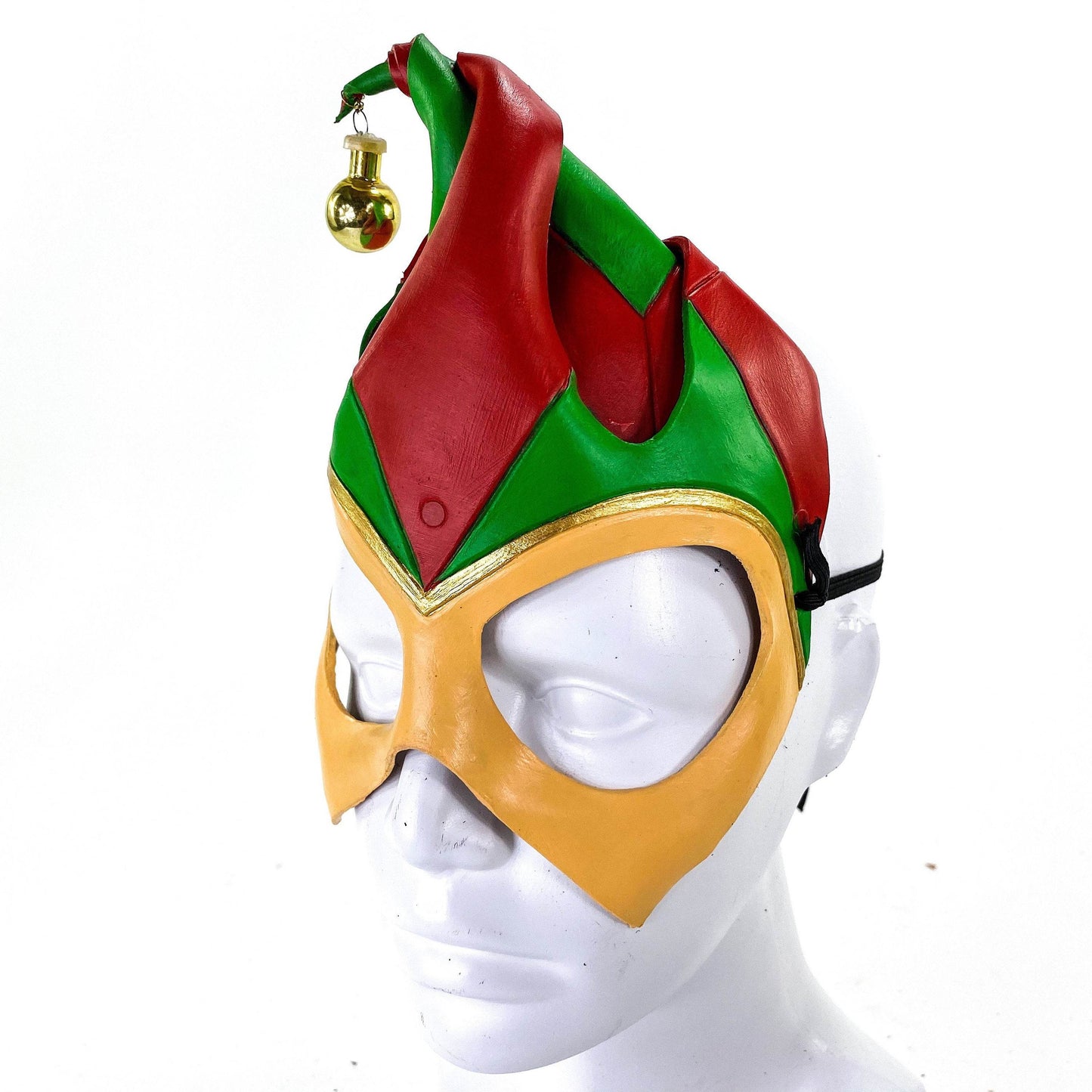 Handmade Genuine Leather Elf Mask - 