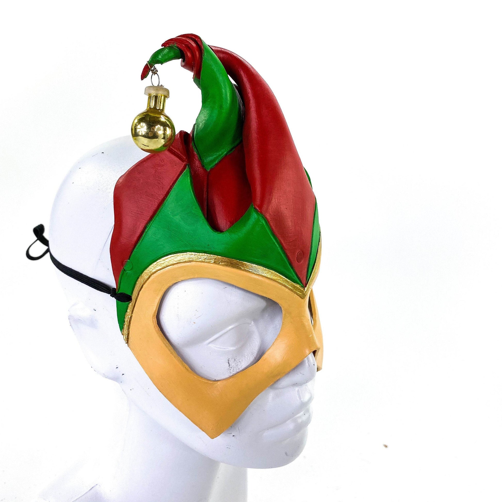 Handmade Genuine Leather Elf Mask - 