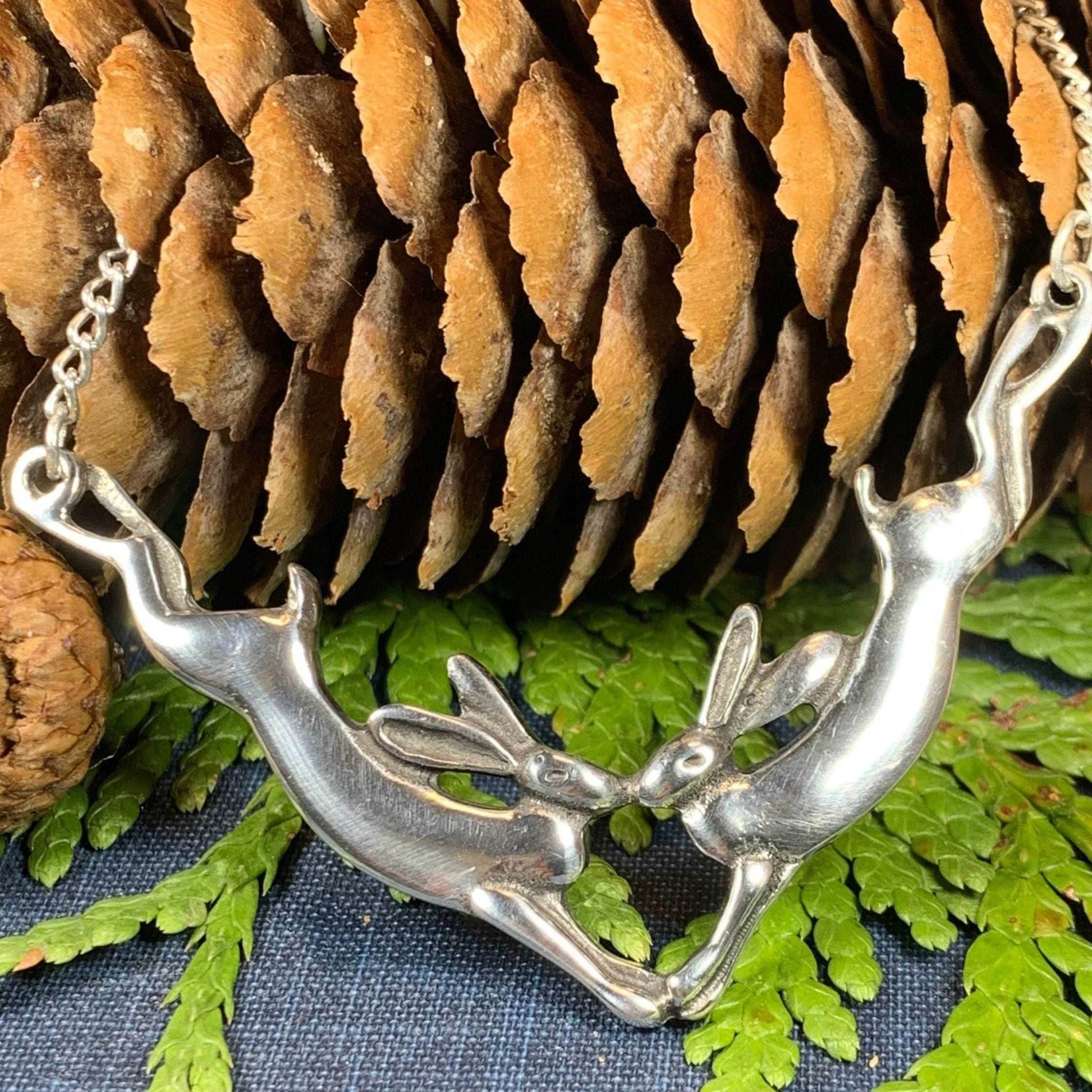 Two Rabbits Necklace - 