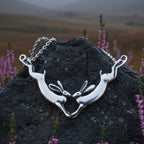 Two Rabbits Necklace