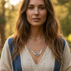 Two Rabbits Necklace