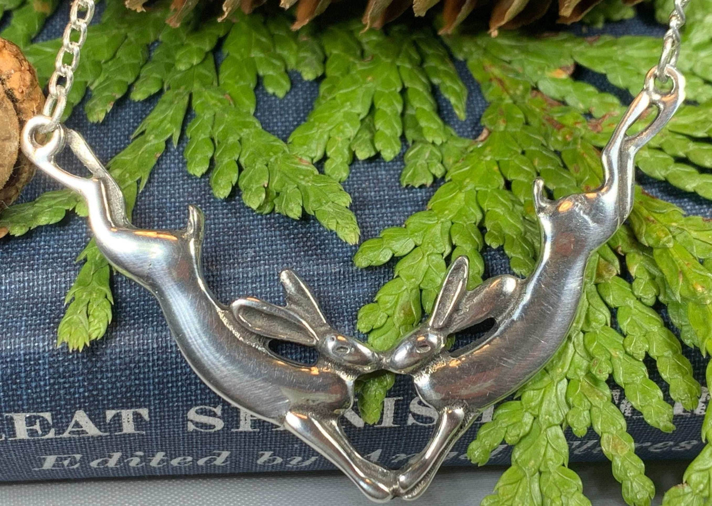 Two Rabbits Necklace - 