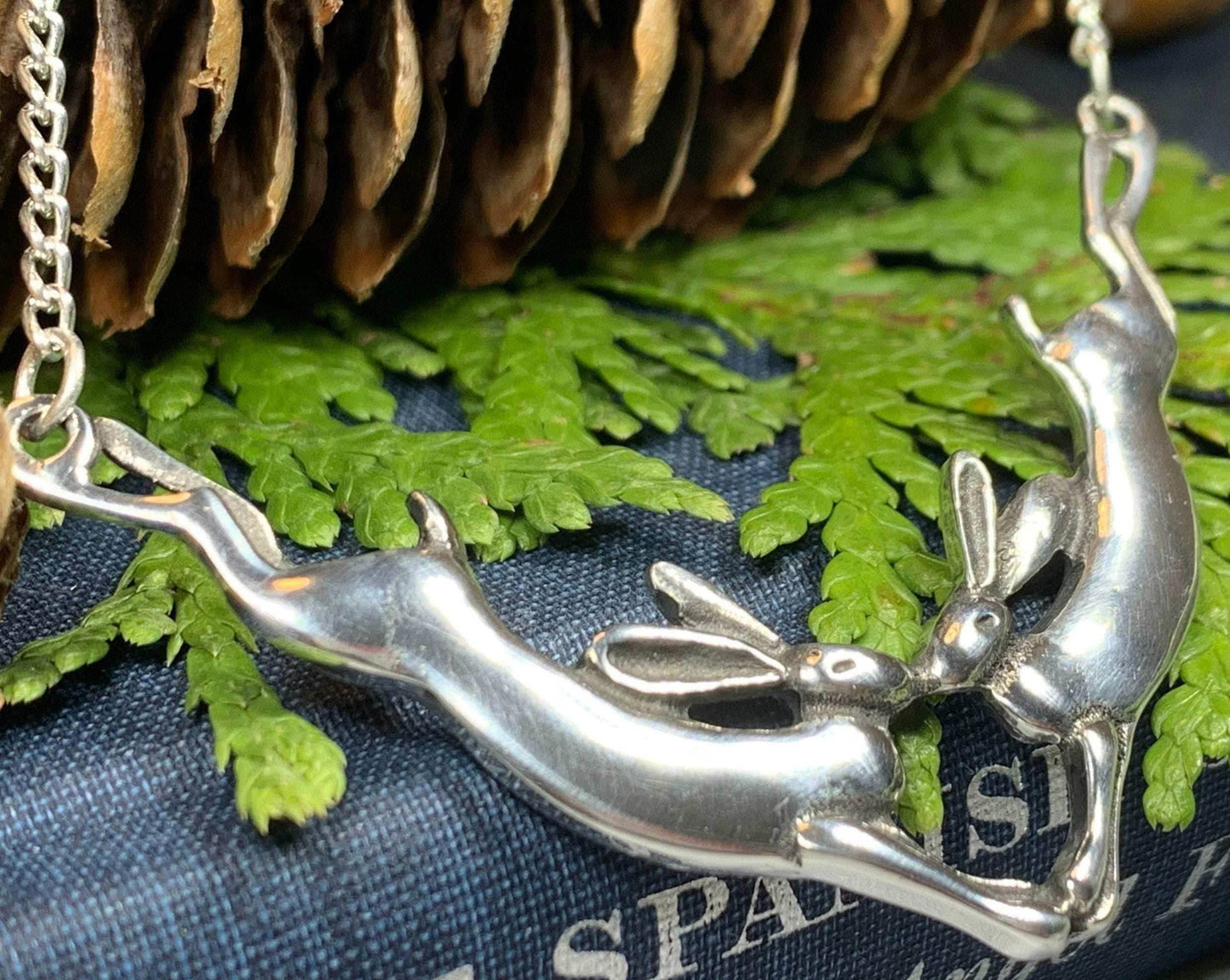 Two Rabbits Necklace - 