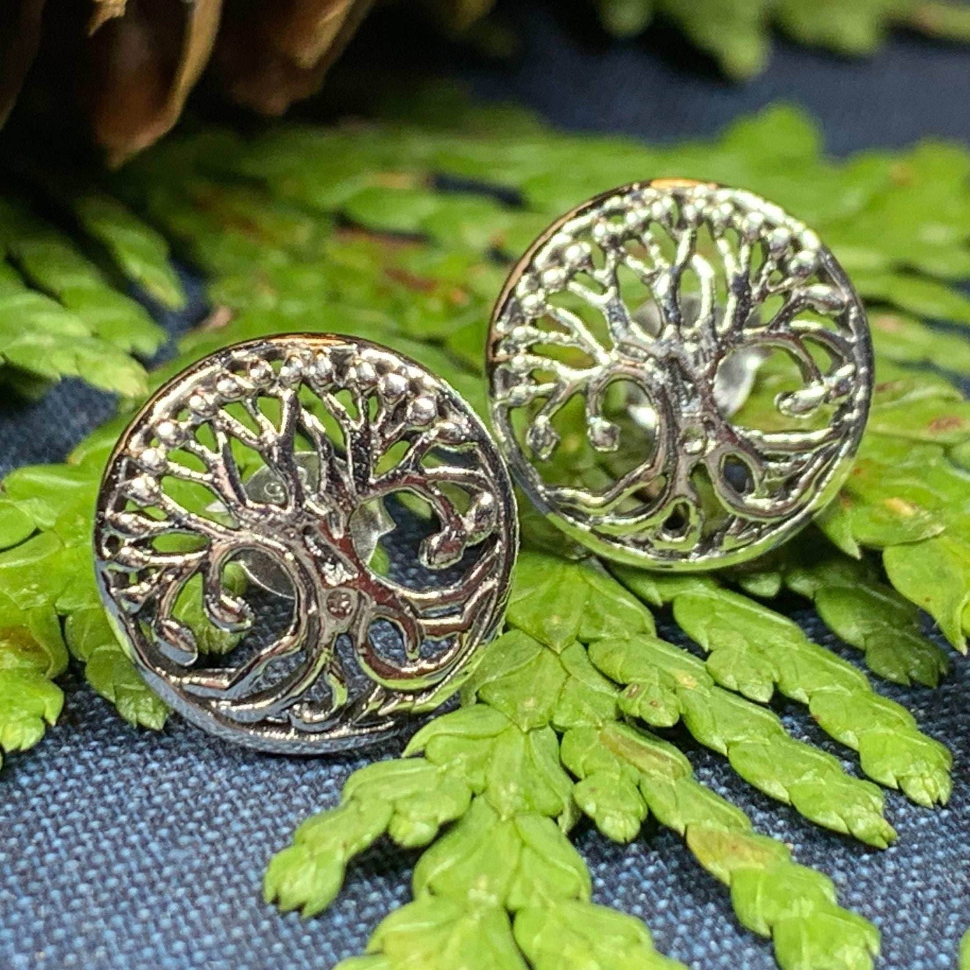 Tree of Life Stud Earrings - 