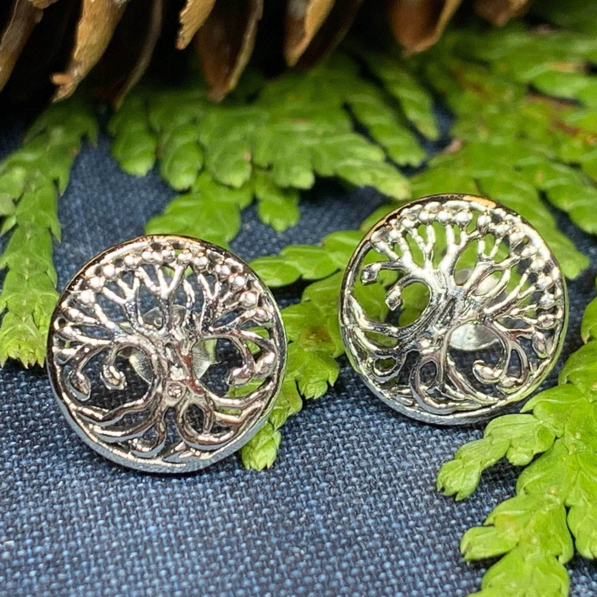 Tree of Life Stud Earrings - 