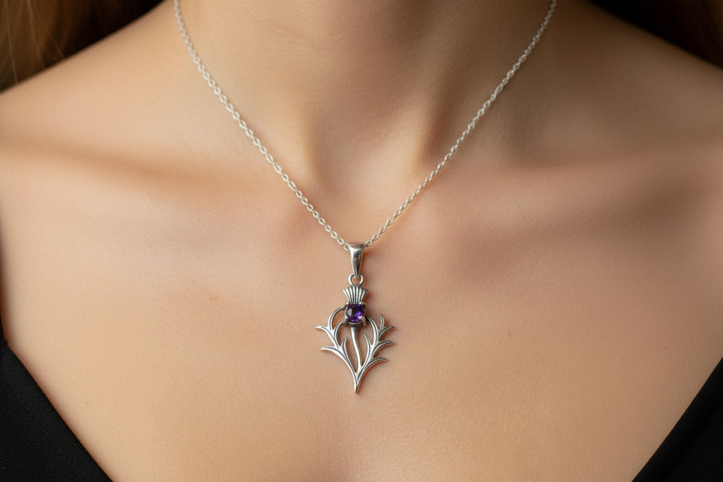 Jacobite Thistle Necklace