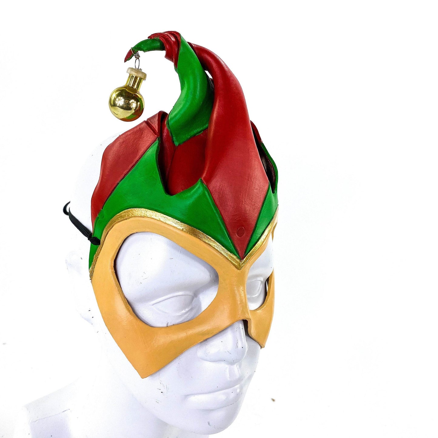 Handmade Genuine Leather Elf Mask - 
