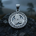 Ancient Echo Celtic Spiral Necklace