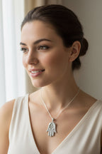 Love Hamsa Hand Necklace