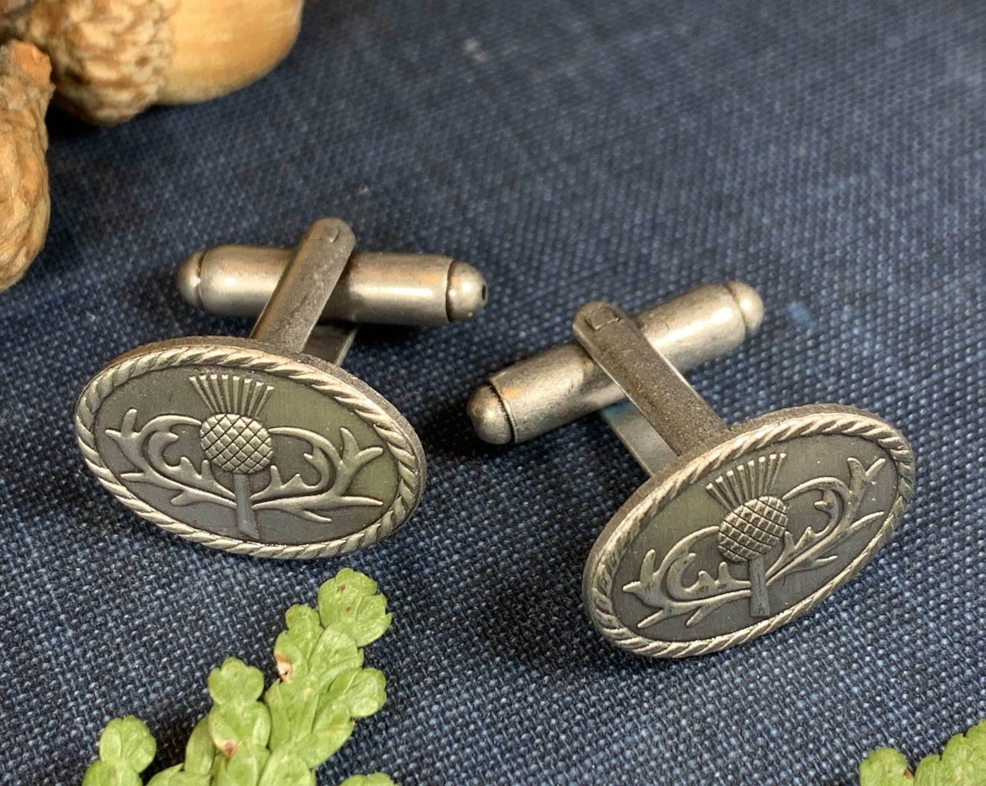 Scotland Thistle Cuff Links - 