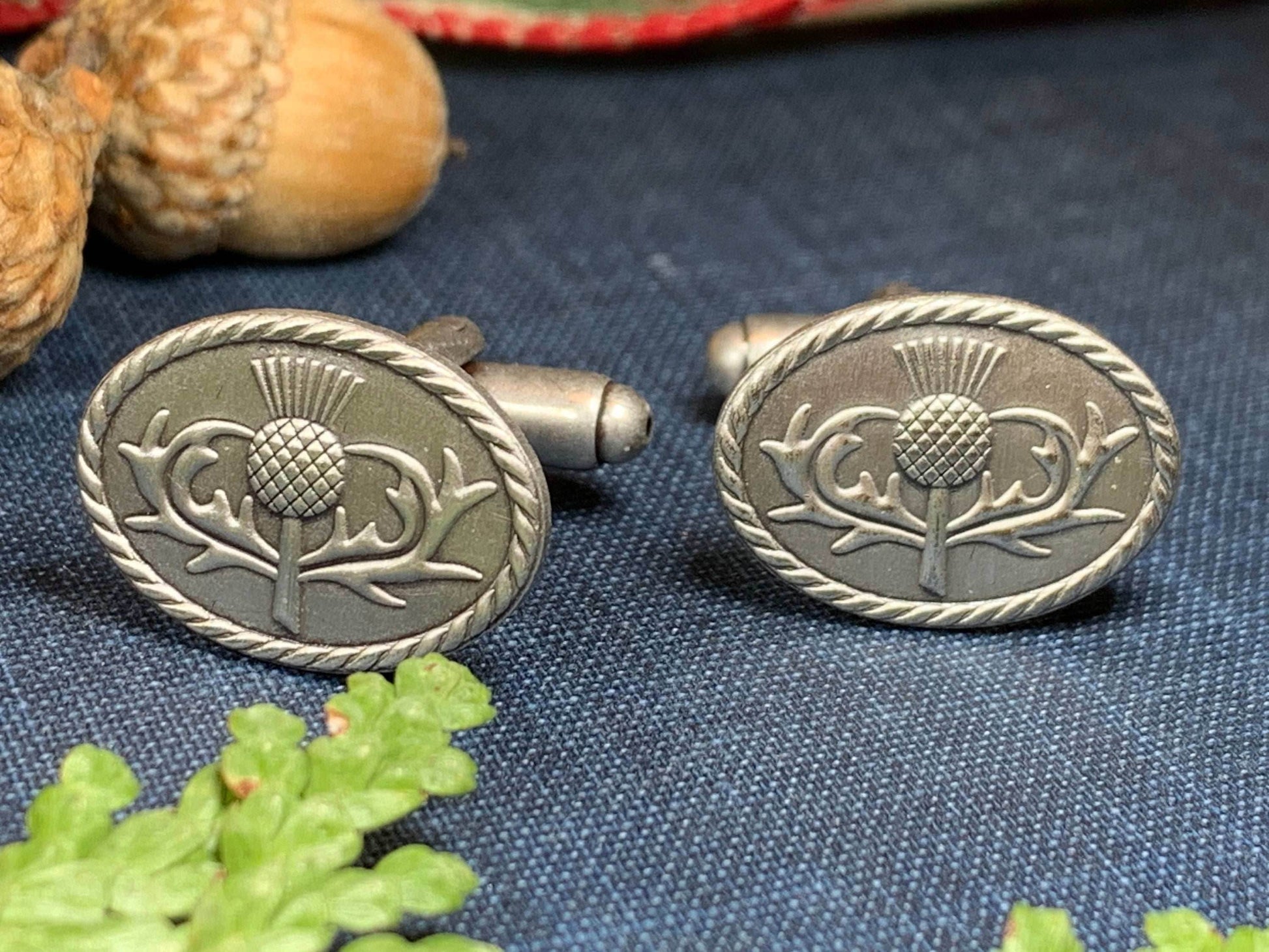 Scotland Thistle Cuff Links - 