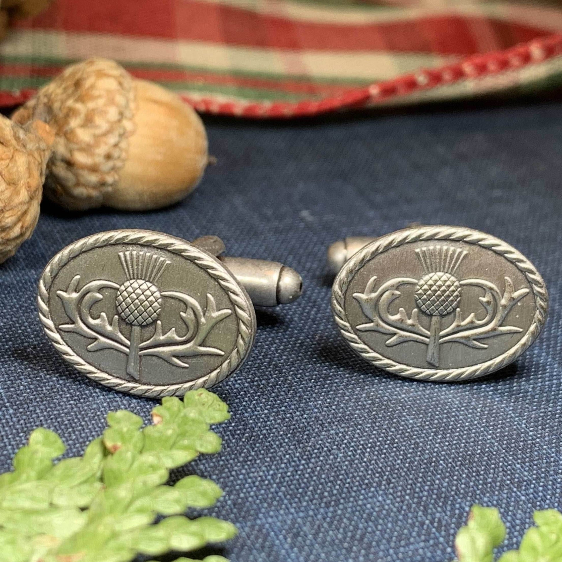 Scotland Thistle Cuff Links - 