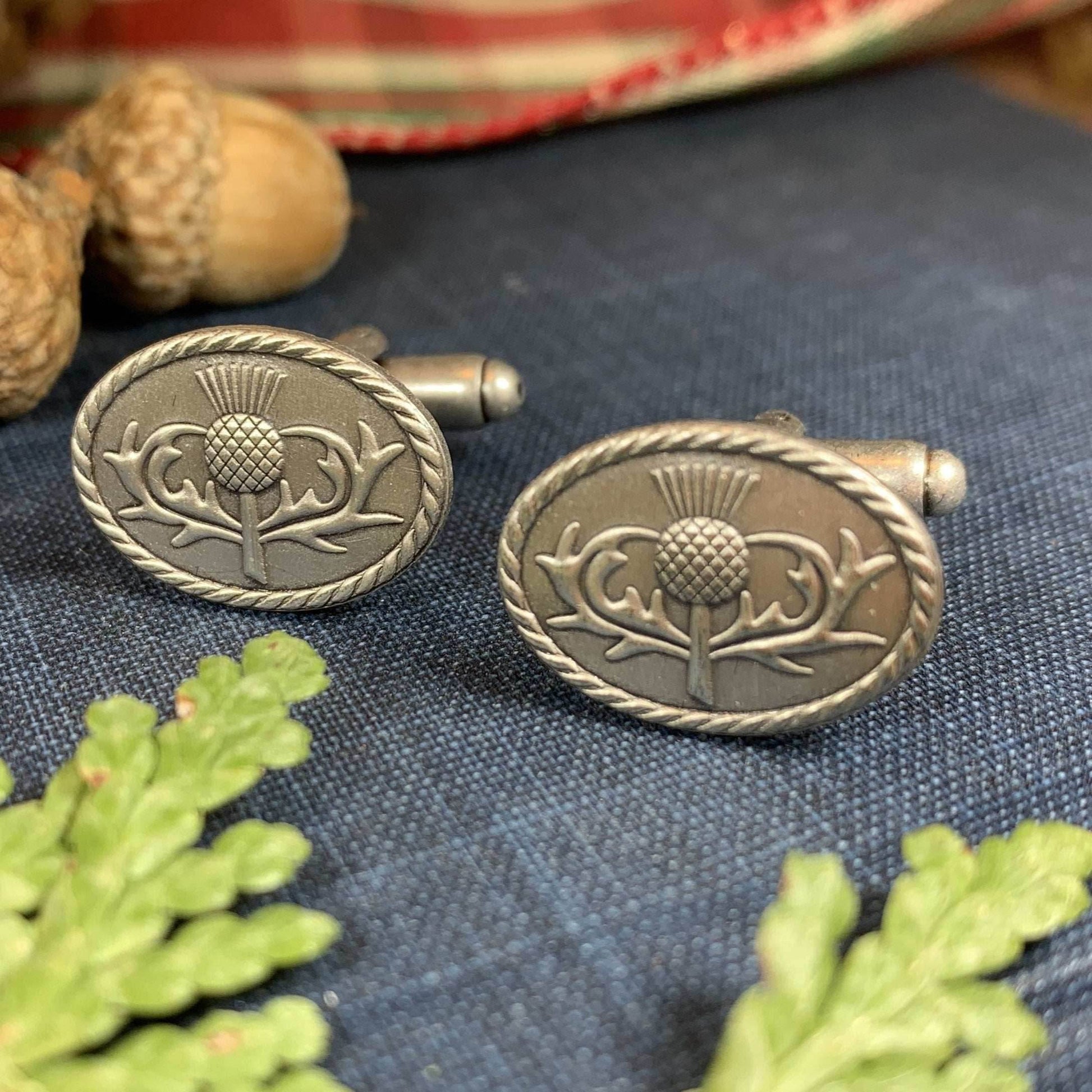 Scotland Thistle Cuff Links - 