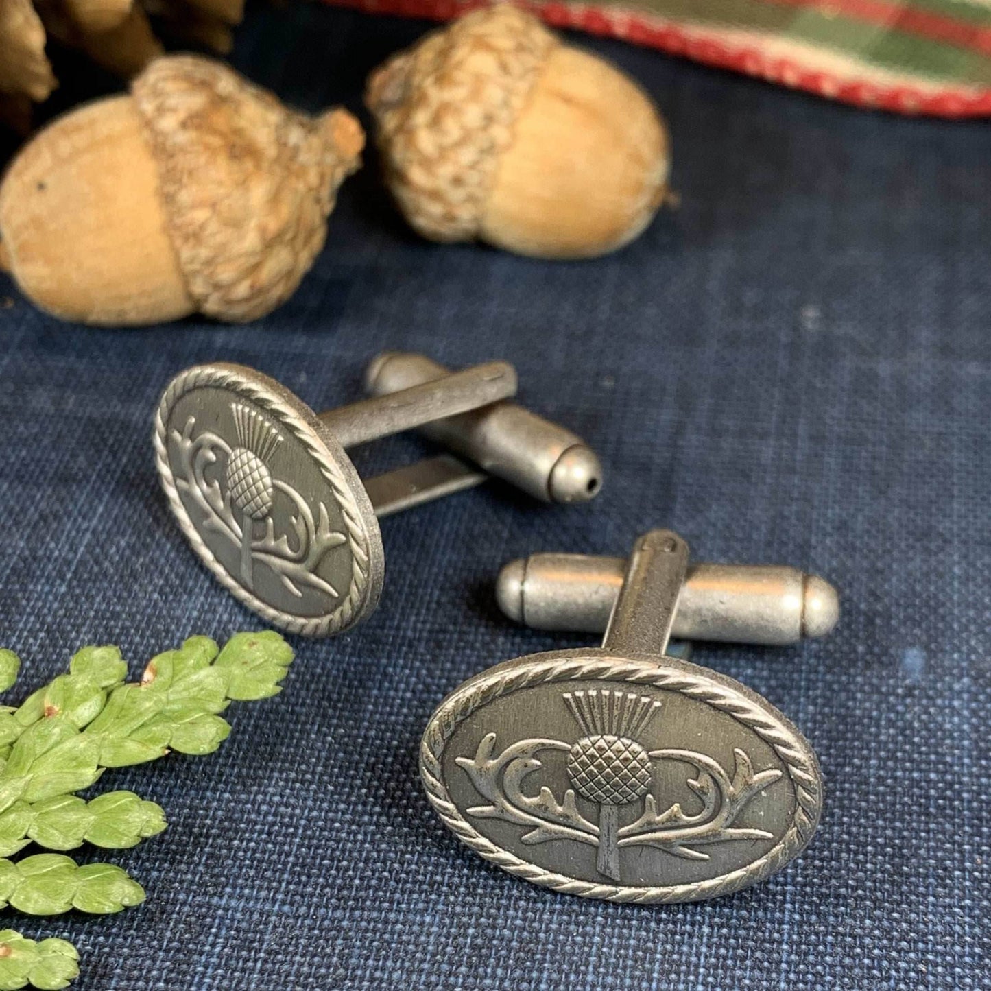 Scotland Thistle Cuff Links - 