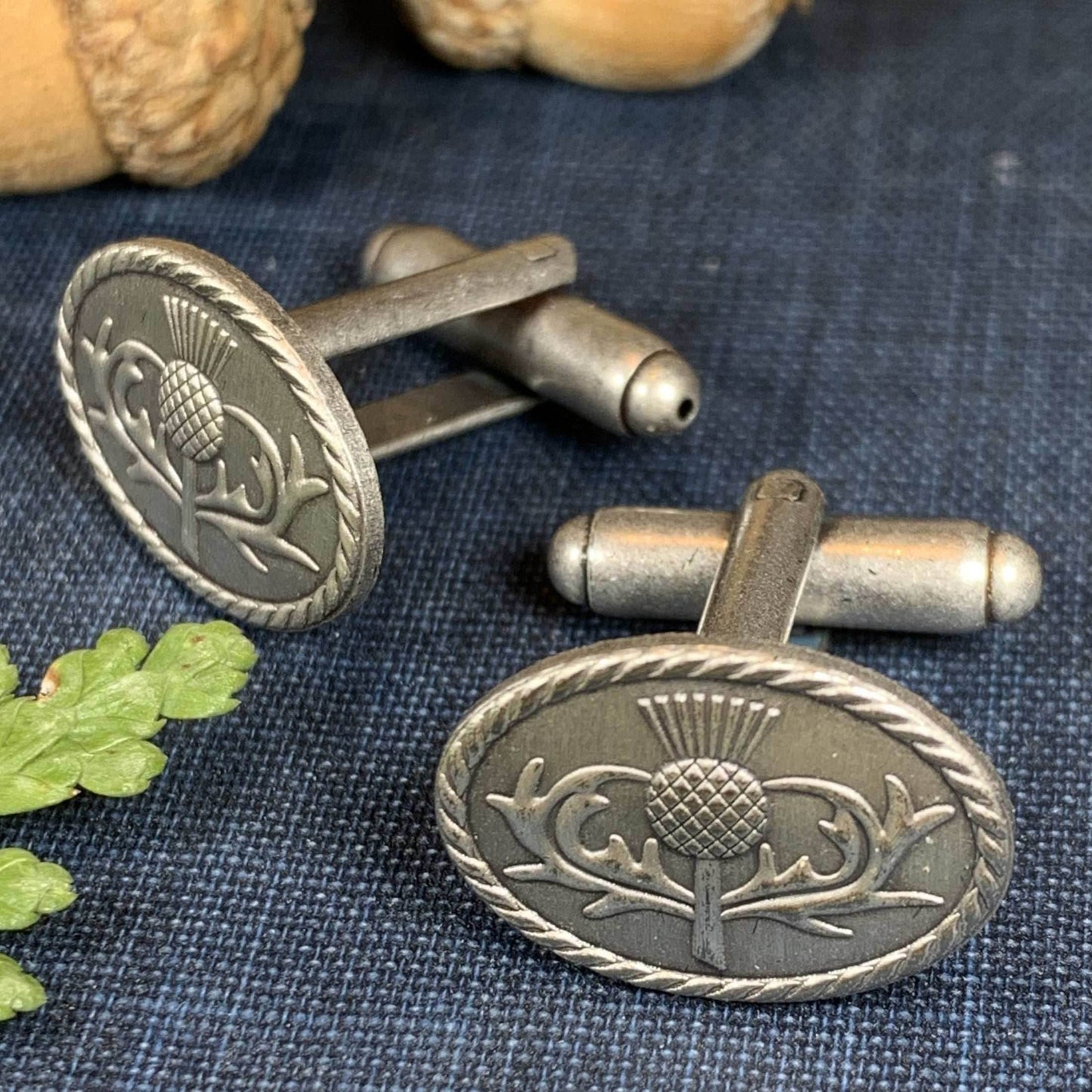 Scotland Thistle Cuff Links - 