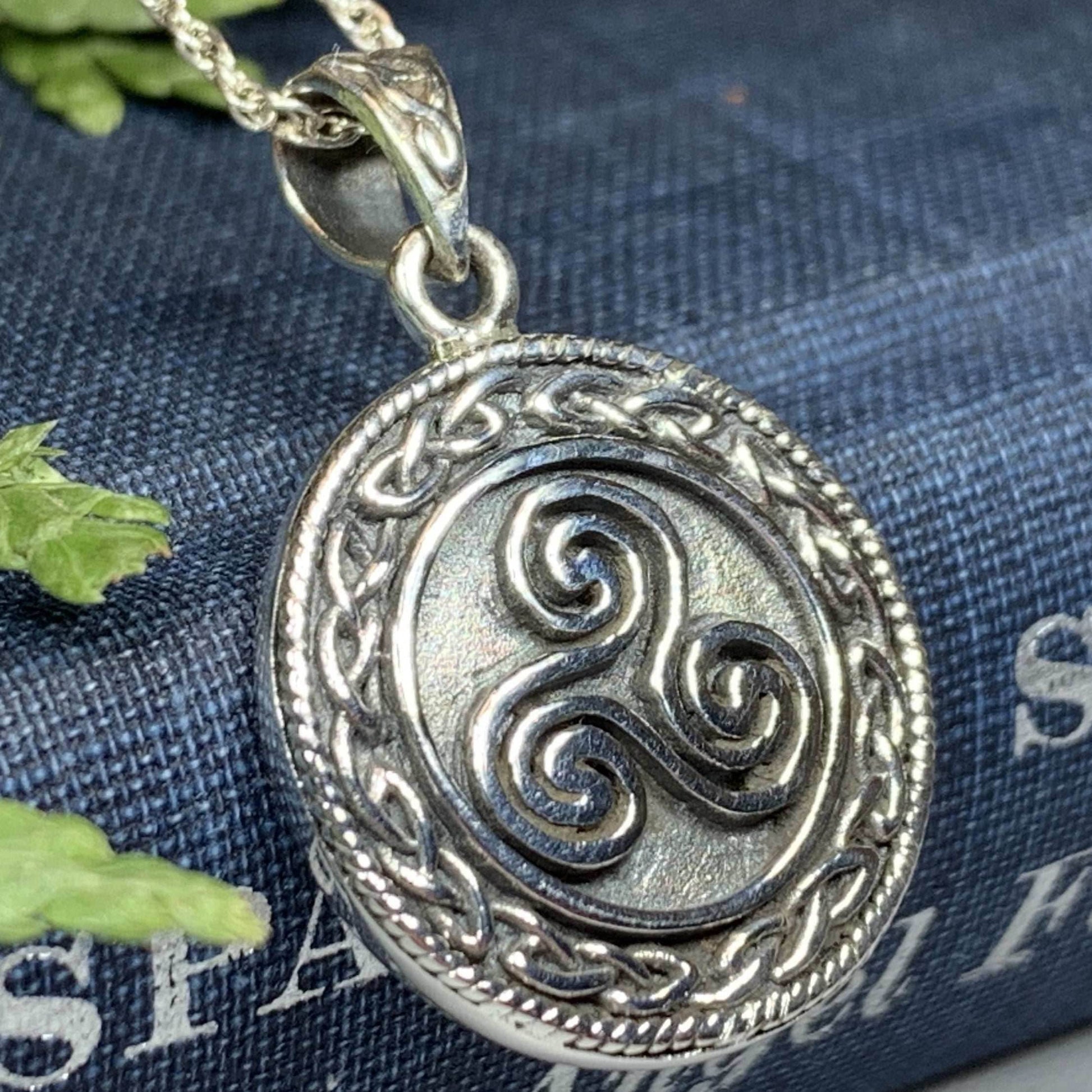 Ancient Spirit Celtic Spiral Necklace - 18