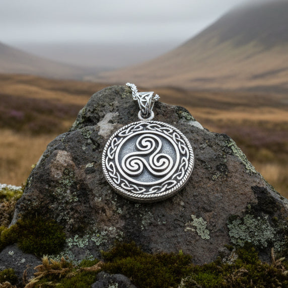 Ancient Spirit Celtic Spiral Necklace
