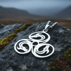 Dragon Celtic Spiral Necklace