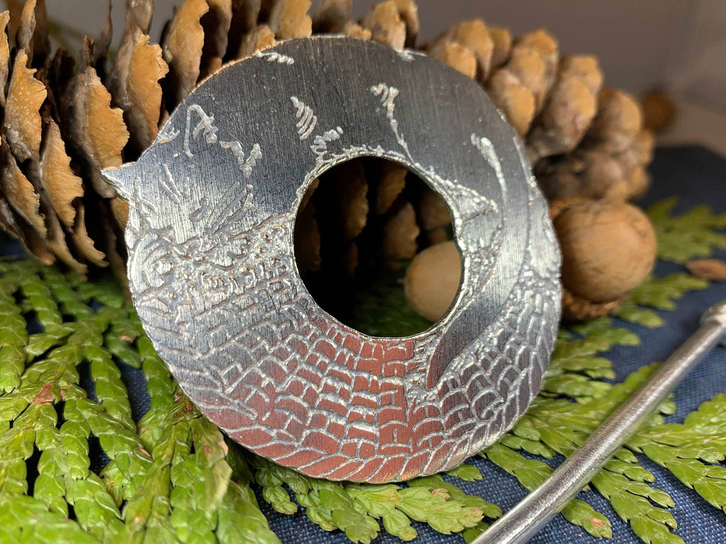 Cozy Cat Scarf Ring - 