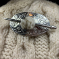 Celtic Oval Scarf Ring
