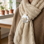 Wooly Sheep Scarf Ring