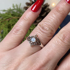 Celtic Starshine Moonstone Ring