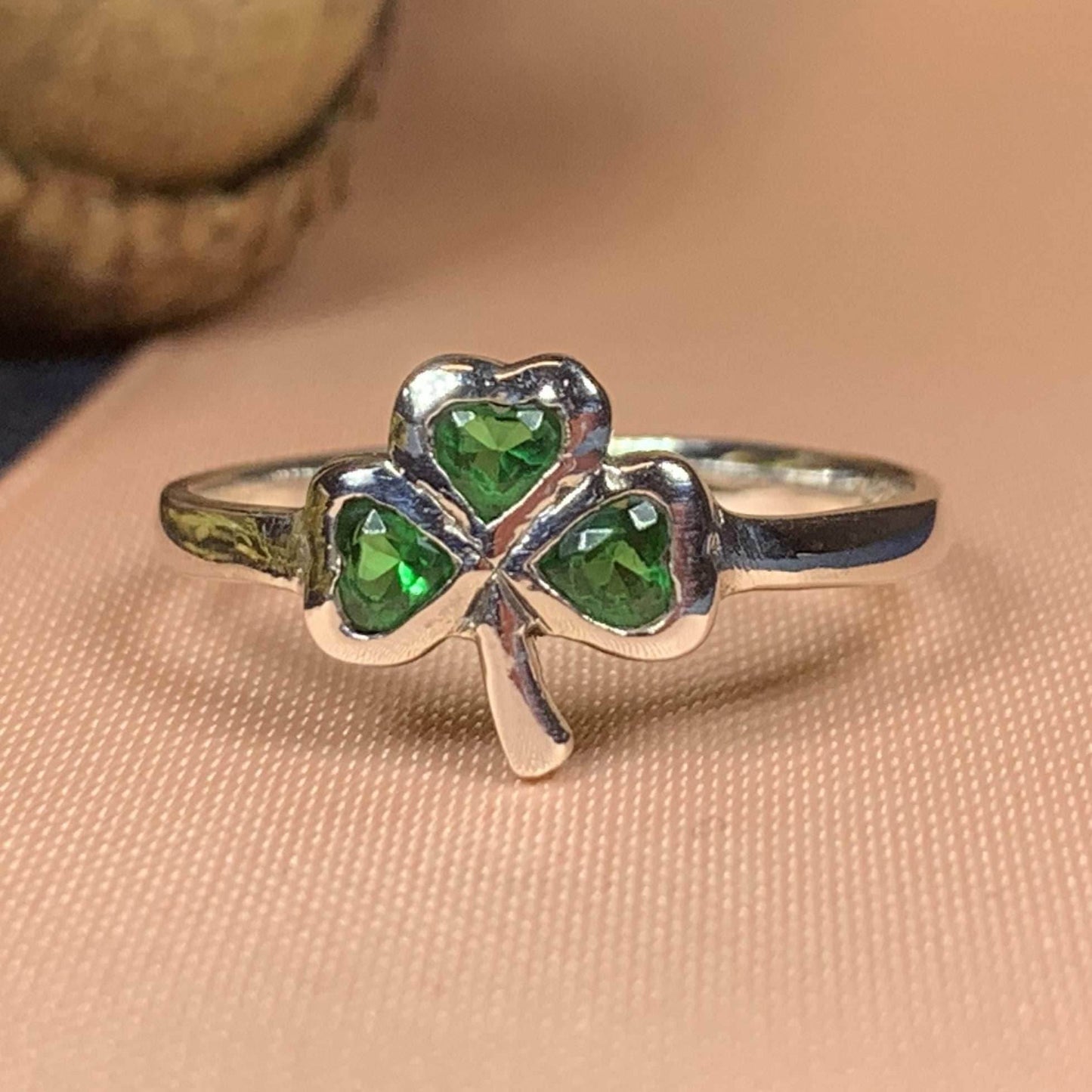 Emerald Isle Shamrock Ring - 6