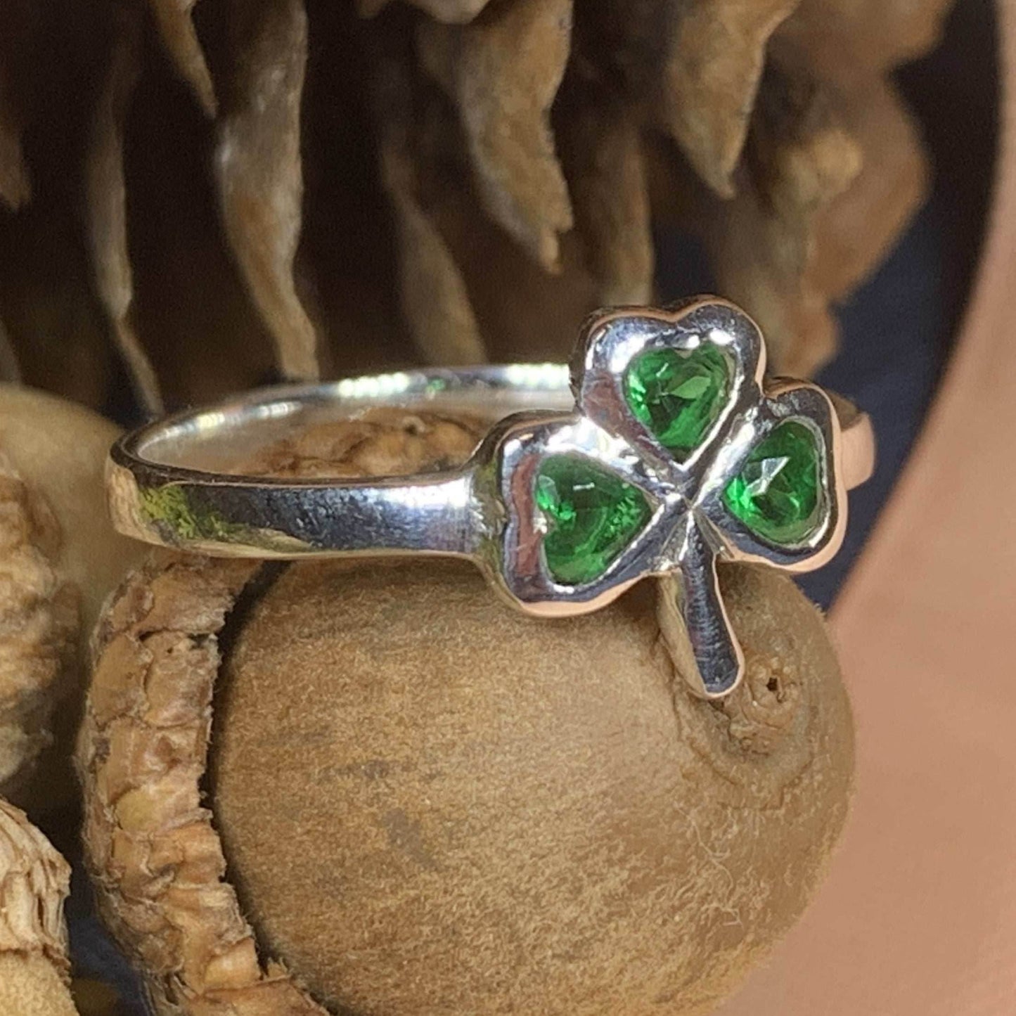Emerald Isle Shamrock Ring - 6