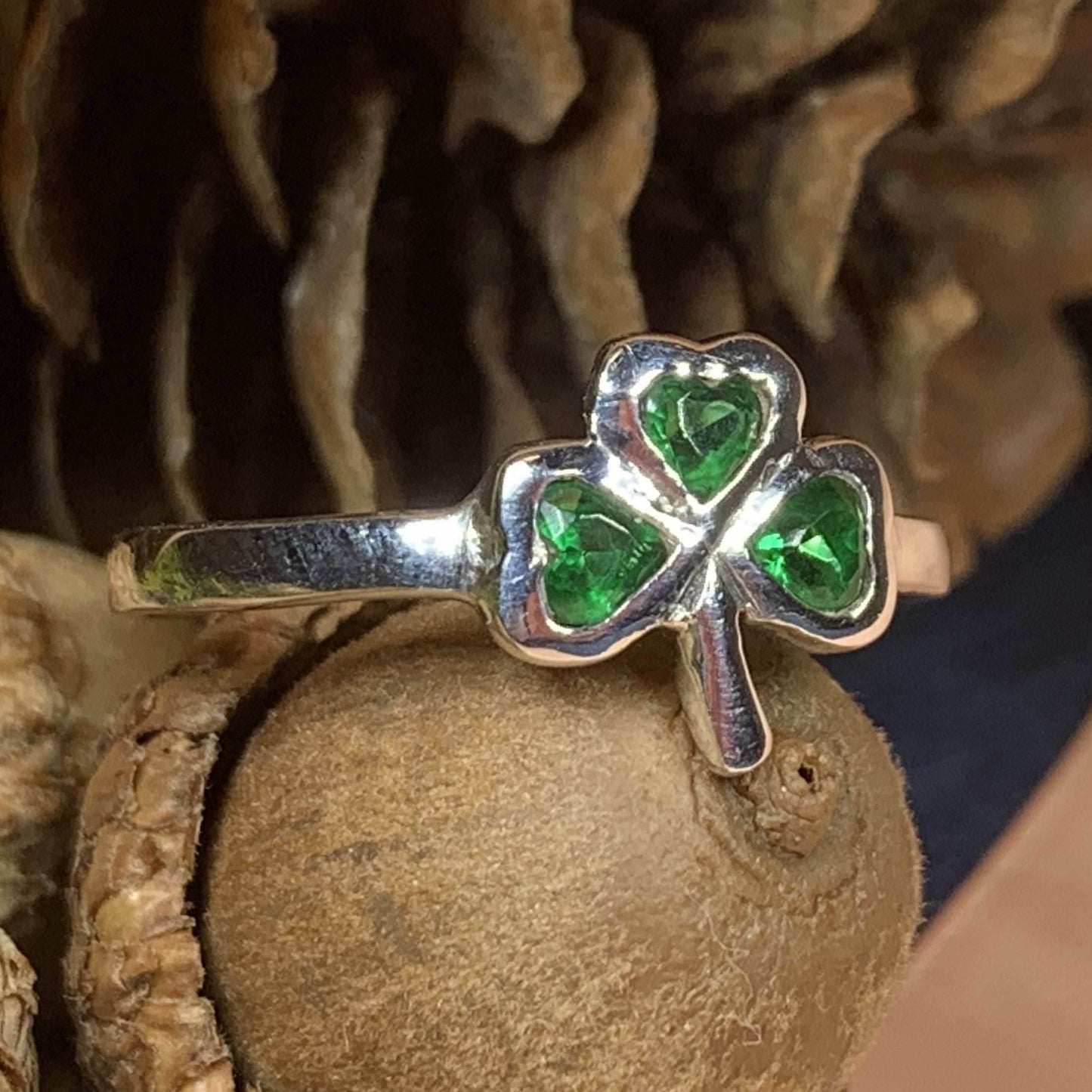 Emerald Isle Shamrock Ring - 6