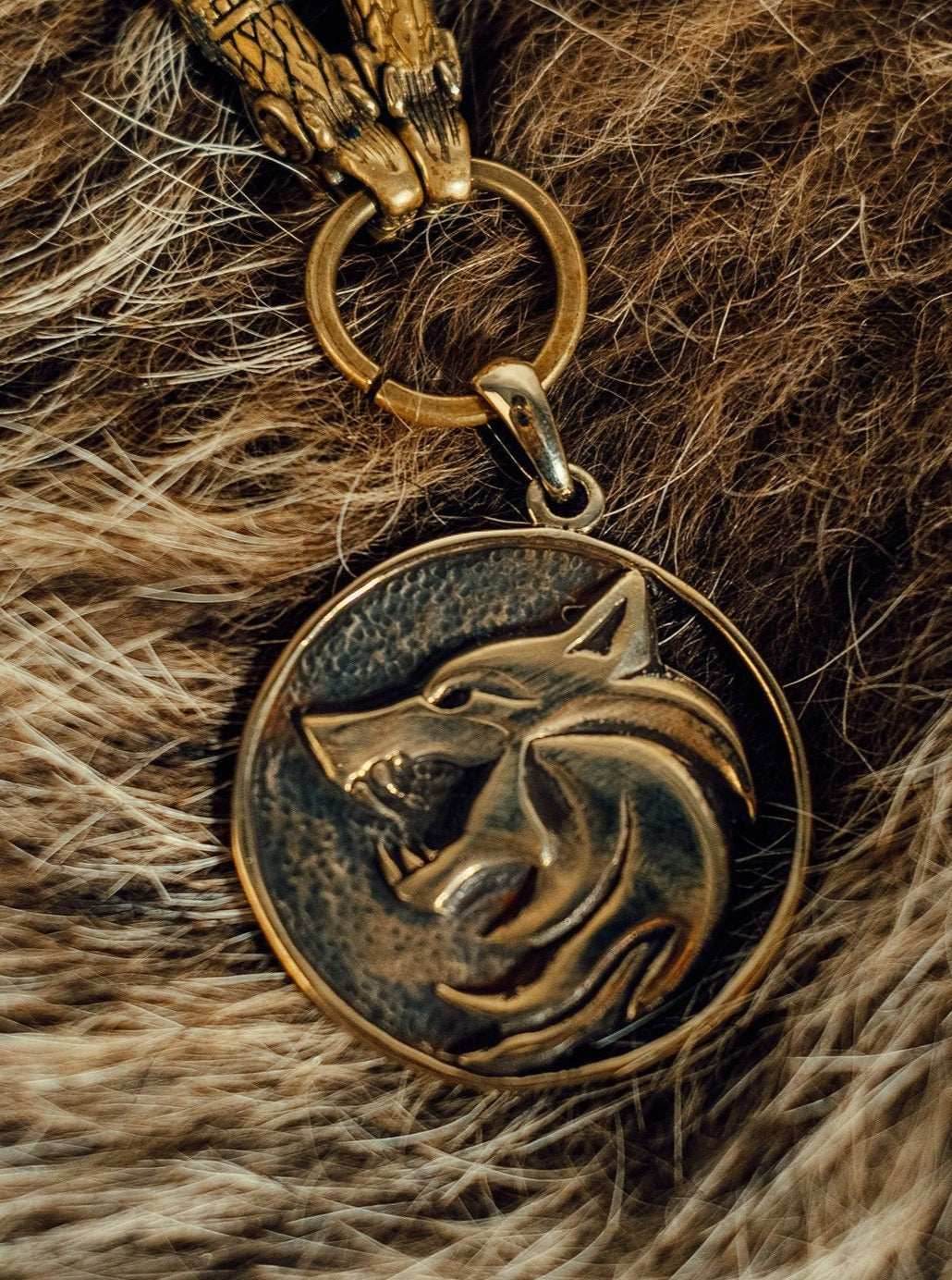 Witcher Wolf Pendant - 