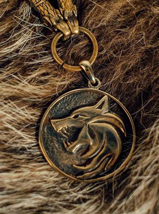 Witcher Wolf Pendant - 